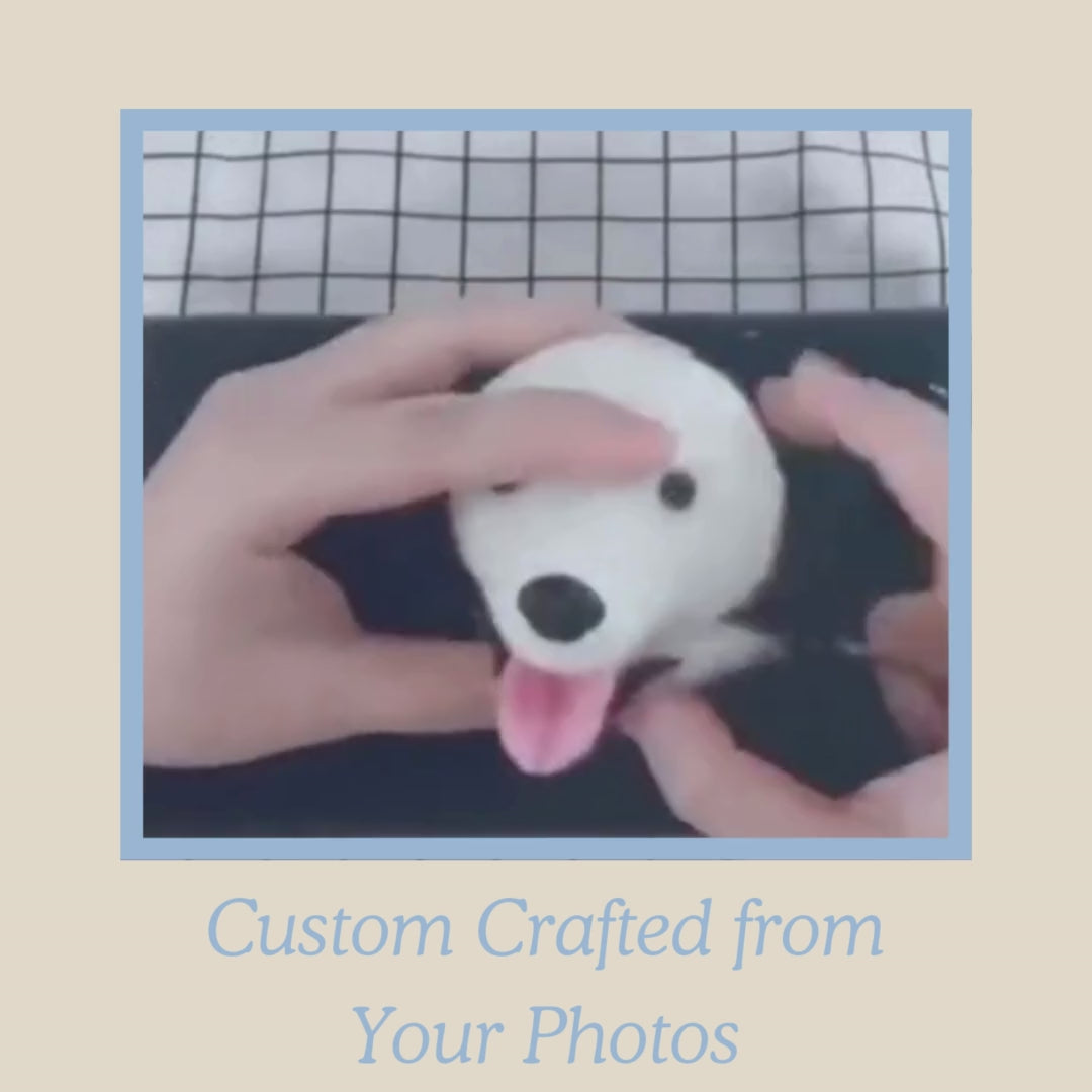 Process of custom dog replica hand made